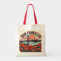 Sac à main SF Pride Golden Gate écrit à la main