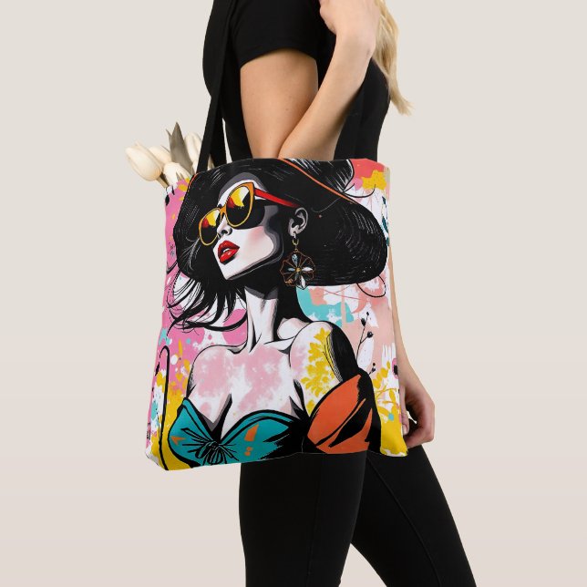 Sac à main silhouette Urban Bloom🌸✨ (De près)