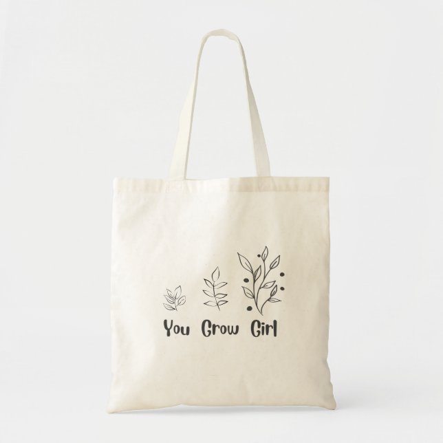 Sac à main simple "You Grow Girl" (Devant)