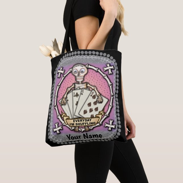 Sac à main Skeleton Gambler Poker (De près)