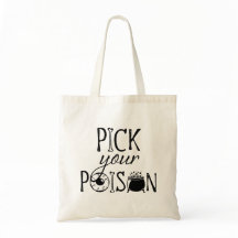 Sac à main sorcier Halloween 'Choisissez votre poi