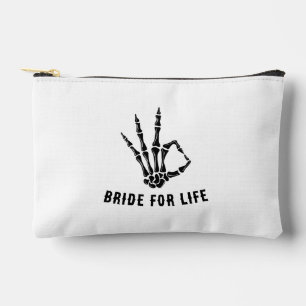 Sac à main squelette de rockstar 'Bride or Die'