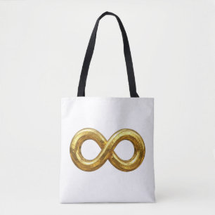 Sac à main symbole infini or