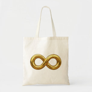 Sac à main symbole infini or