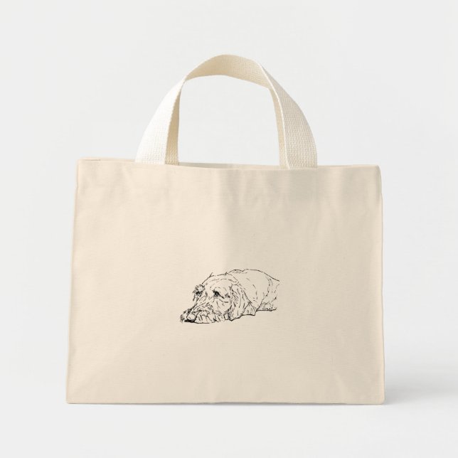 Sac à main Teckel à poil dur (Devant)