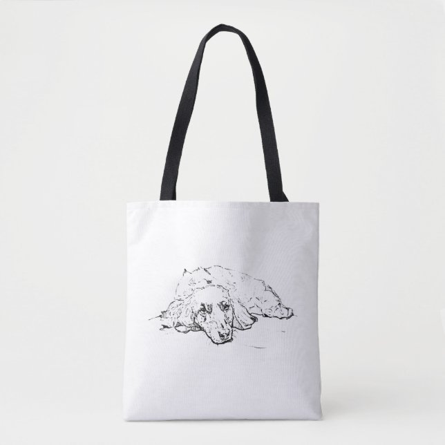 Sac à main teckel, Cadeau de chien de Vienne, Shop (Devant)