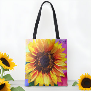 Sac à main tournesol vif et coloré