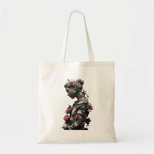 Sac à main tout en pierre florale déesse (Devant)
