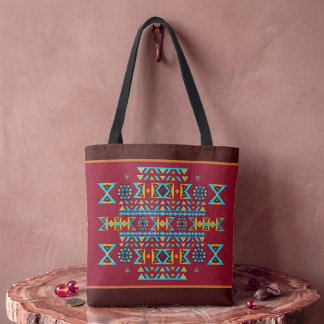 Sac à main tribal fantaisiste d'île