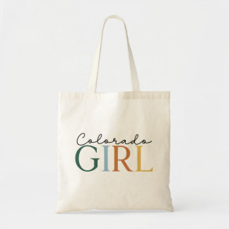 Sac à main typographique coloré «Colorado Girl»