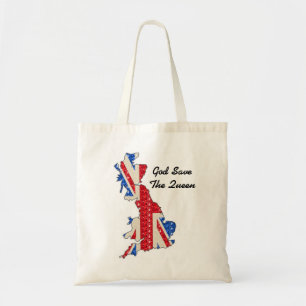 sac à main UK Drapeau Dieu Sauvez la Reine