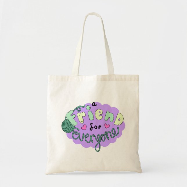 Sac à main "Un ami pour tout le monde" (Devant)