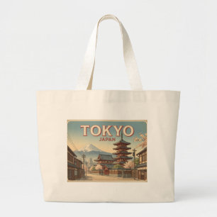 Sac à main vintage de voyage Tokyo