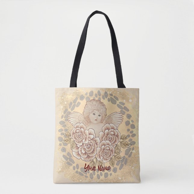 Sac à main Vintage Roses Cherub Angel (Devant)