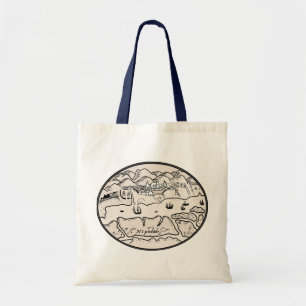 Sac à main vintage sur l'héritage côtier
