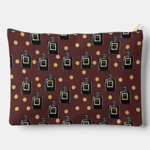 Sac à Maquillage à Motif de Flacon de Parfum Éléga