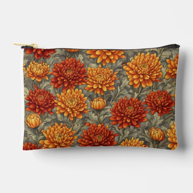 Sac à maquillage floral d'automne (Recto)
