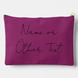 Sac à maquillage Raspberry Pink Lines HAMbyWG