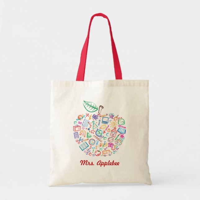 Sac à pommes pour enseignants (Devant)
