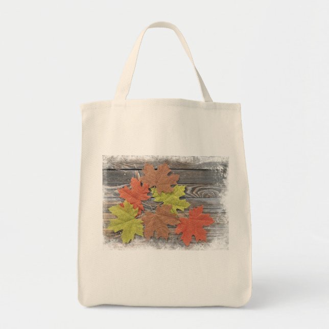 Sac à provisions à feuilles éparses (Devant)