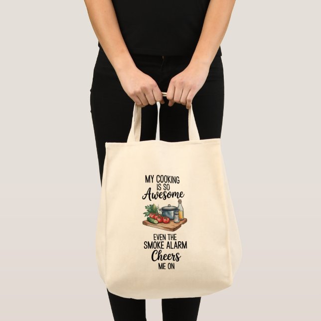 Sac à provisions avec citation drôle  (Devant (produit))