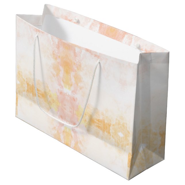 Sac à provisions avec un design aquarelle pastel (Devant Angle)