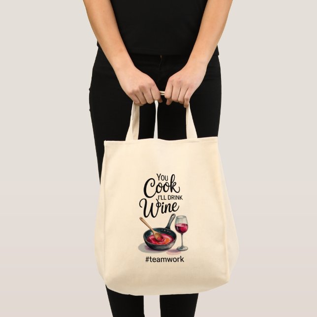 Sac À Provisions Citation Drôle  (Devant (produit))