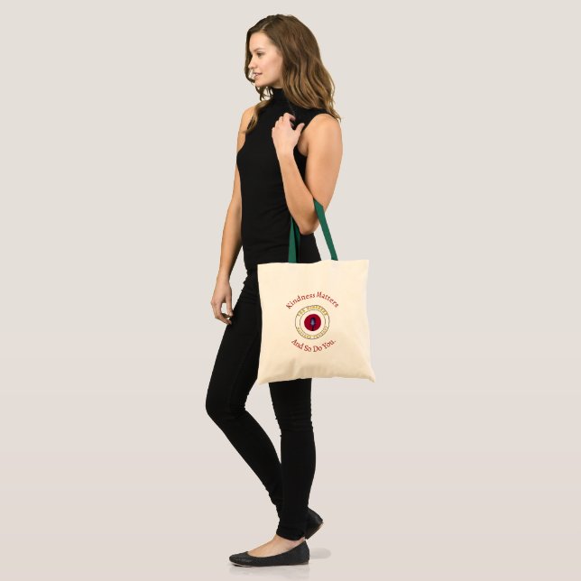 Sac à provisions Citation Inspirante  La gentilles (Devant (modèle))
