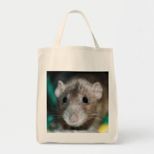Sac à provisions de fantaisie de rat d'abruti