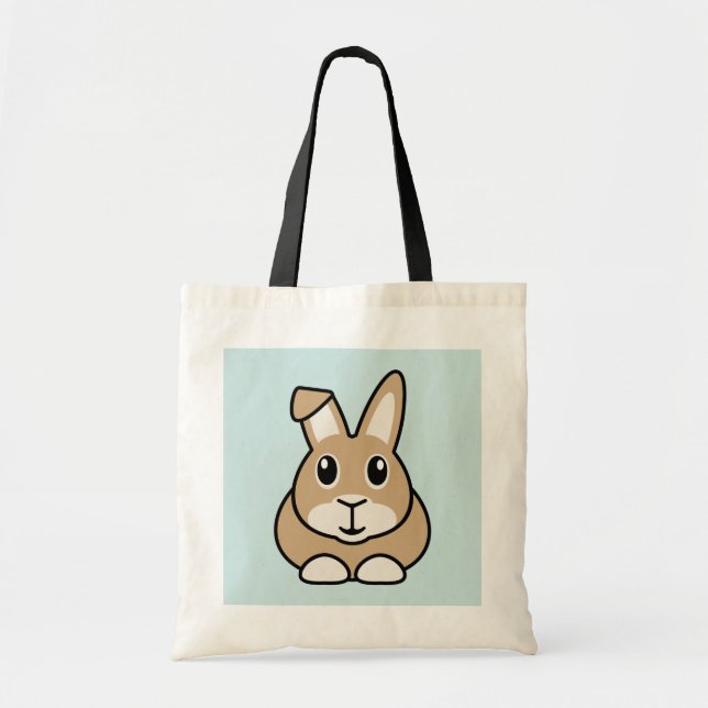 Sac à provisions de lapin de bande dessinée (Devant)