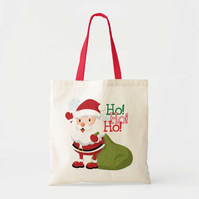 Sac à provisions d'économie de Père Noël (Devant)