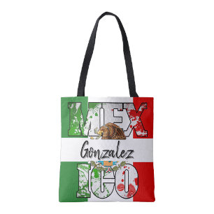 Sac à provisions drapeau mexicain Mexique