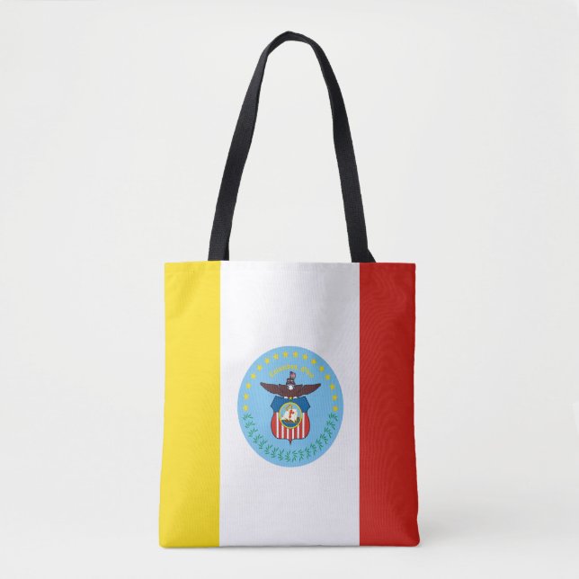 Sac à provisions du drapeau de Columbus, Ohio (Devant)