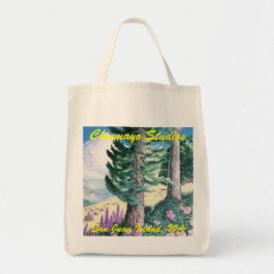 Sac à provisions en fleurs de montagne biologiques