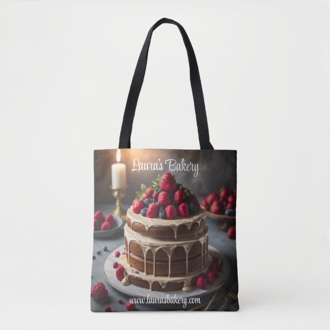 Sac à provisions pour pâtissiers gourmets de gâtea (Devant)