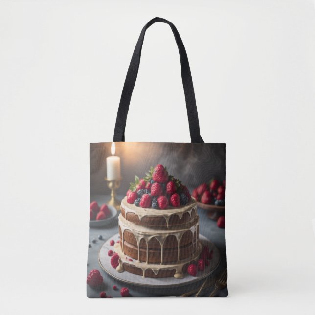 Sac à provisions pour pâtissiers gourmets de gâtea (Devant)