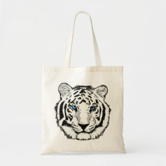 Sac à provisions réutilisable de toile de tigre