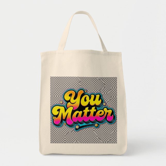 Sac à provisions "Vous comptez" - Cadeau de soins  (Devant)
