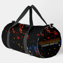 Sac à roulettes Thunderbird Golf - Black Splatter