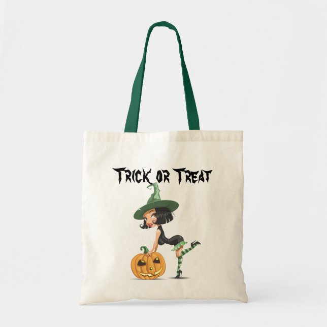 Sac à sorcière mignonne Halloween (Devant)