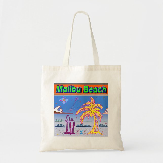 Sac à surfer "Malibu Beach" (Devant)
