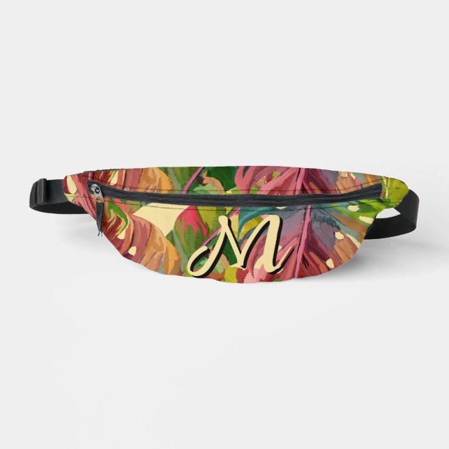 Sac à taille personnalisé avec initiale et esthéti (Recto)