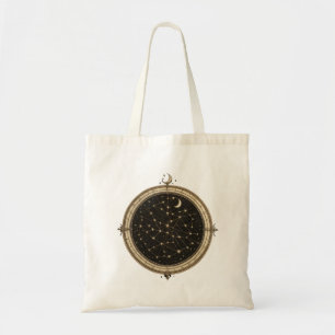 Sac à Tote Carte Céleste Vintage