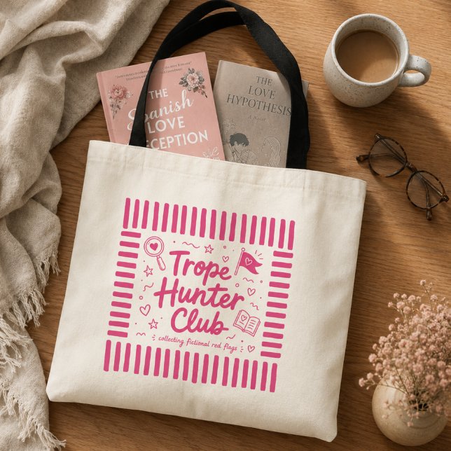 Sac à Tote Chasseur de Trope Romantique Amateur de (Créateur téléchargé)