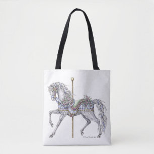Sac à Tote Cheval de Manège d'Été