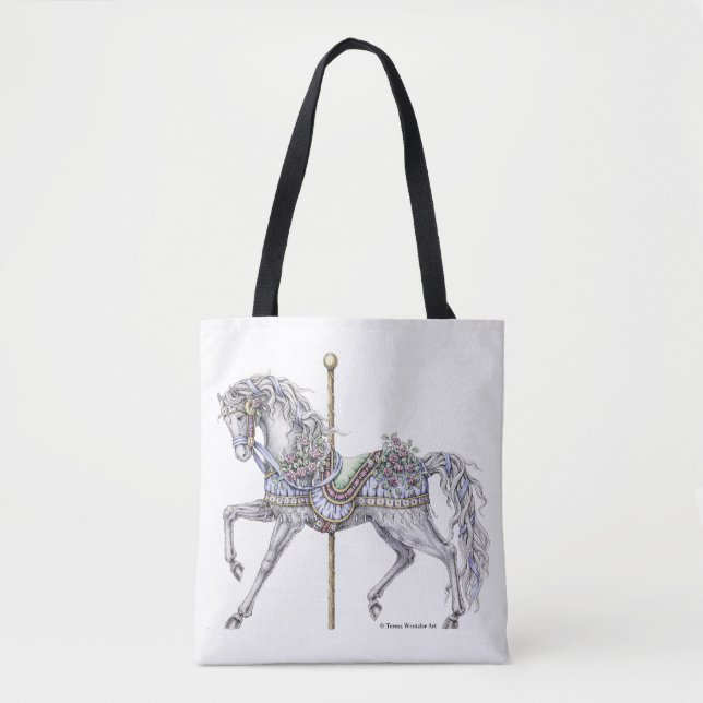 Sac à Tote Cheval de Manège d'Été (Devant)