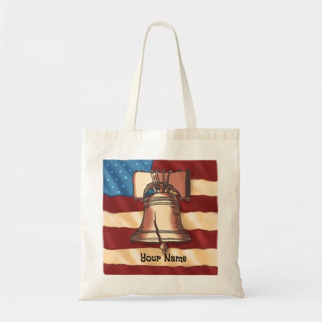 Sac à tote Cloche de la Liberté (Devant)
