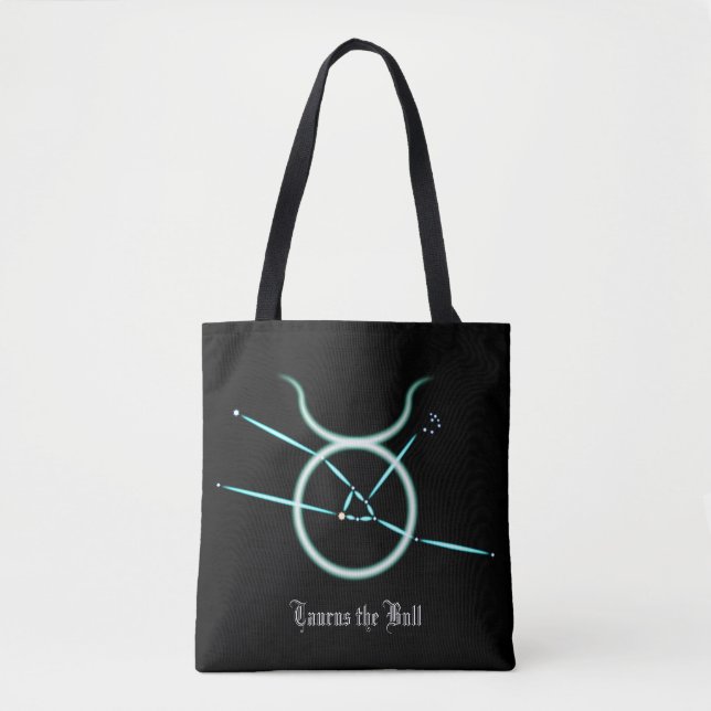 Sac à Tote Constellation du Taureau du Zodiaque (Devant)
