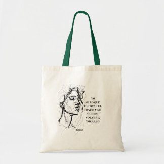 Sac à Tote de Citation Espagnole Minimaliste