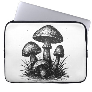 Sac à Tote de grappe de champignons dessinés à l'e